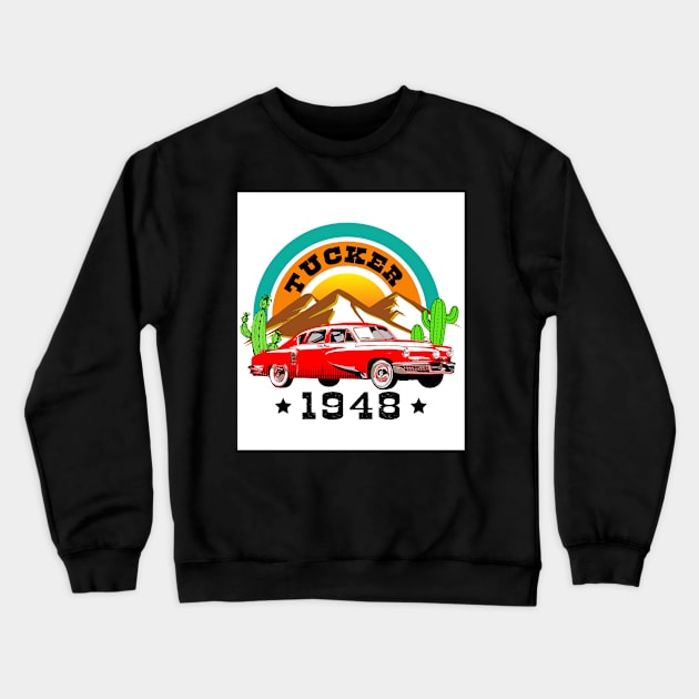 Vintage Classic Cars Crewneck Sweatshirt by nowbix